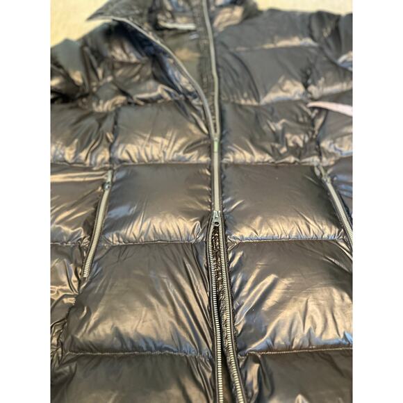 NEW $220 Lands End Puffer Jacket Coat Jet Black 90% Down Filled Wmns Size 2X - Picture 11 of 14